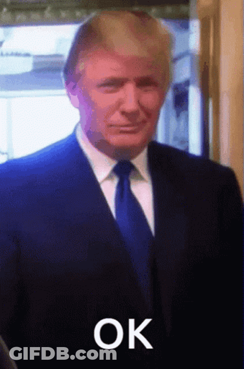 Trump Ok Light Thumbs Up GIF