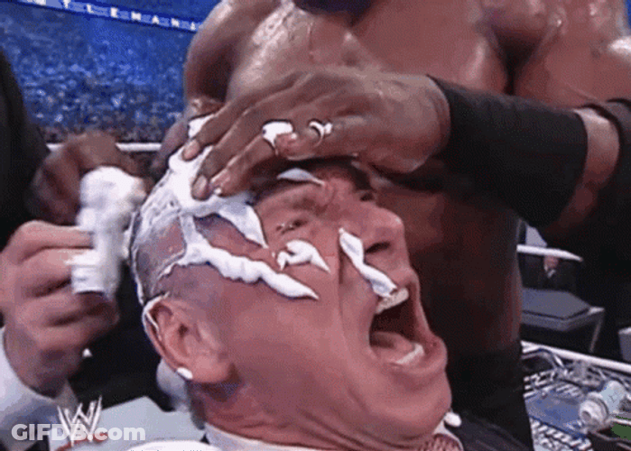 Trump Wwe Shaved Vince McMahon Hair GIF