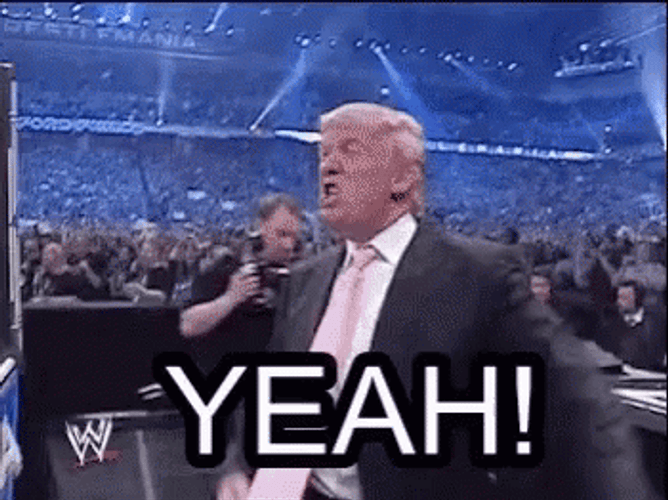 Trump Wwe Yeah GIF