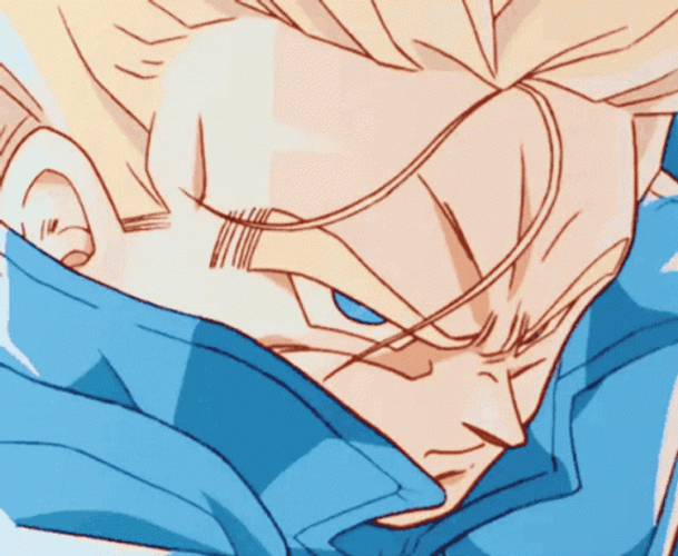 Trunks Dragon Ball Angry Stare GIF
