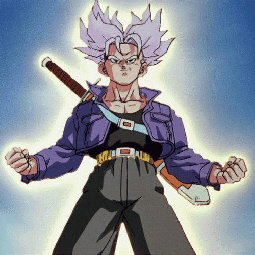 Trunks Dragon Ball Electricity Saiyan GIF