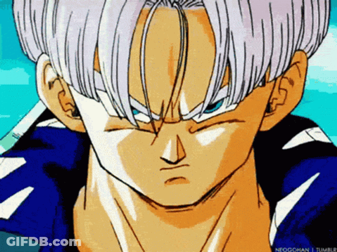 Trunks Dragon Ball Fix Hair Angry GIF