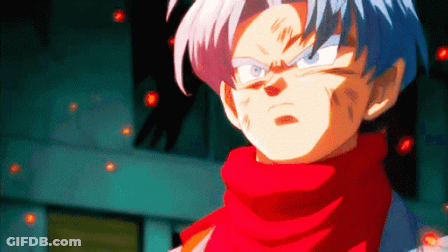 Trunks Dragon Ball Serious Angry Looking GIF