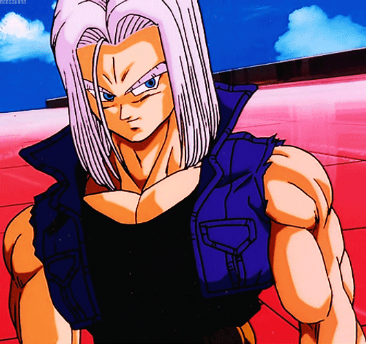 Trunks Dragon Ball Z Side Eye Angry GIF
