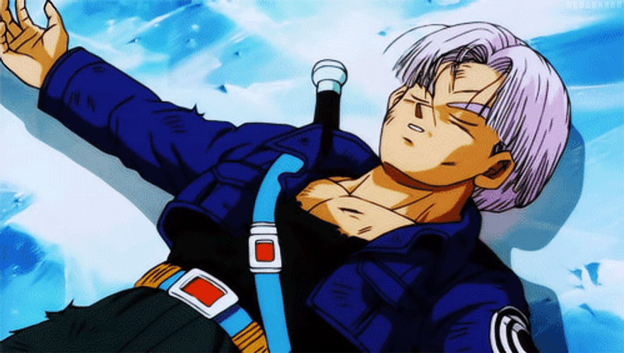 Trunks Peaceful Rest Sleeping Dragon Ball GIF