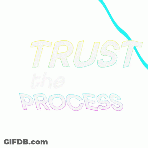 Trust The Process Pal GIF