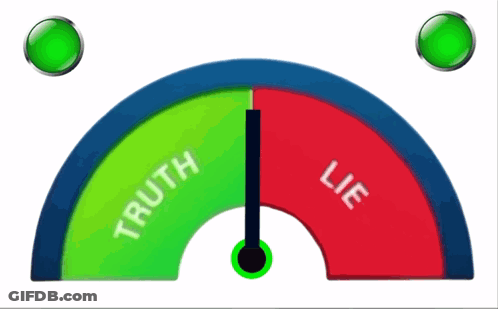 Truth And Lie Gauge GIF