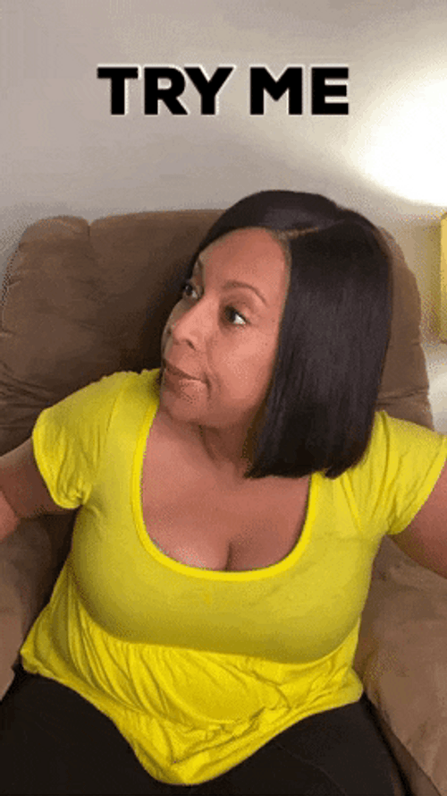 Try Me Comedian Holly Logan GIF