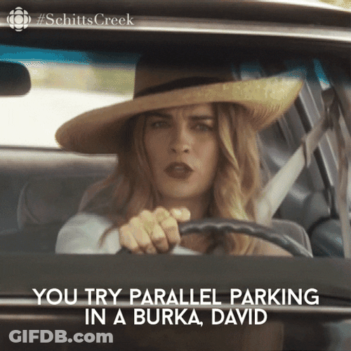 Try Parallel Parking Annie Murphy GIF
