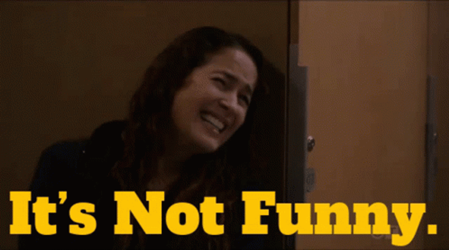 Trying To Be Funny No Reaction GIF