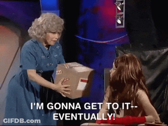 Trying To Get Through Procrastination GIF