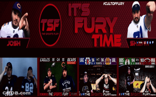 TSF Advertisement Man In Chicago Bears Jersey GIF