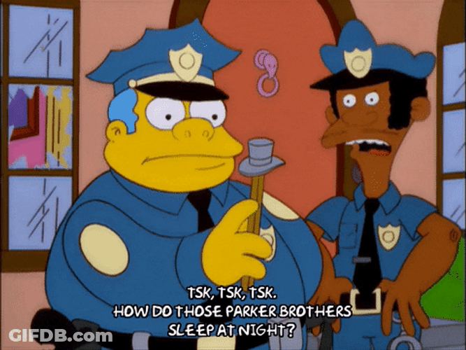 Tsk Tsk How Can They Sleep Chief Wiggum GIF