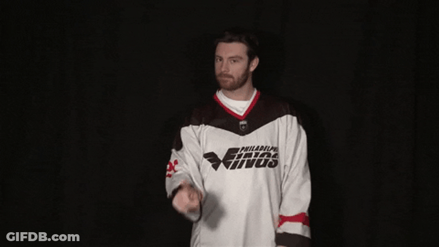 Tsk Tsk Philadelphia Wings Player GIF