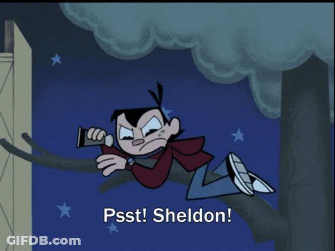 Tsk Tsk Sheldon Use This Ladder GIF
