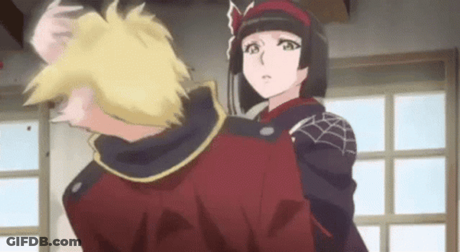 Tsukimichi Mio Fast Anime Slap GIF