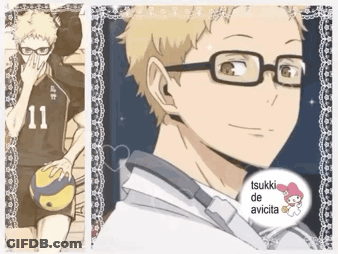 Tsukishima De Tsukishima Kei GIF