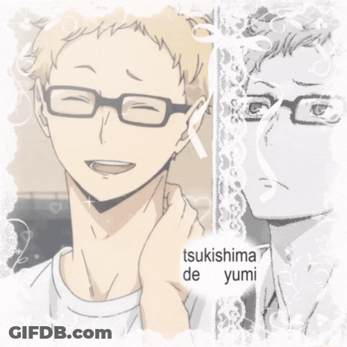 Tsukishima Kei Tsukishima De Yumi GIF