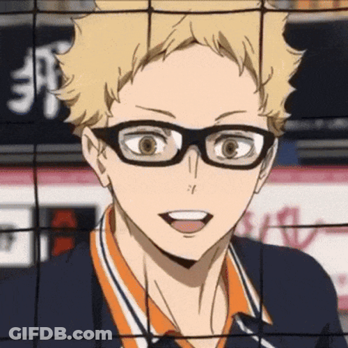 Tsukki Smiling Dumpster Battle Tsukki Smiling At Kuroo GIF