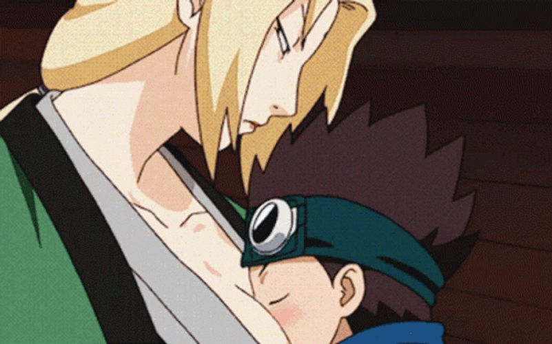 Tsunade Babysitting Her Kid GIF