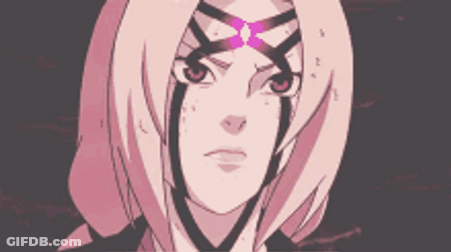 Tsunade Byakugou Chakra Form GIF