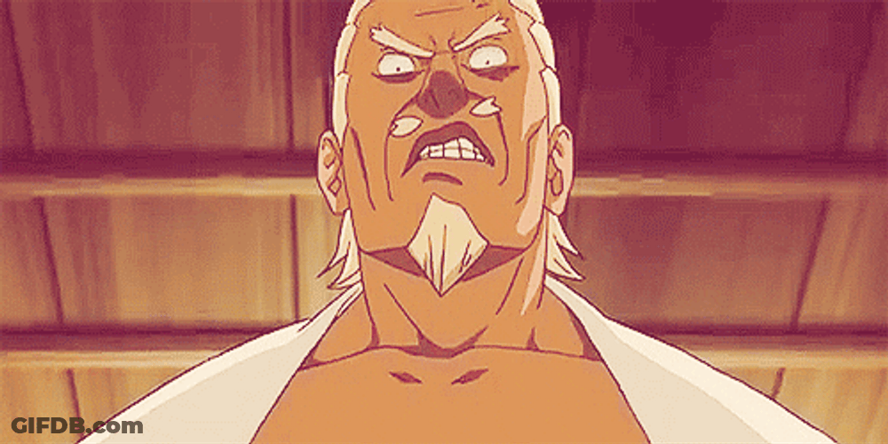 Tsunade Funny Reaction With A Mad Man GIF
