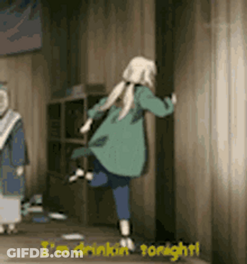 Tsunade I'm Drinking Tonight GIF