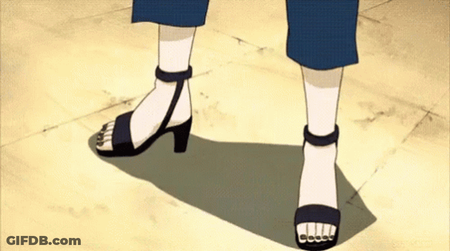 Tsunade Kicking A Wall GIF