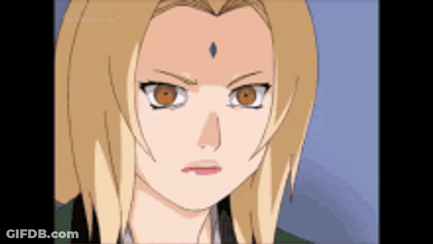 Tsunade Throwing A Chair GIF