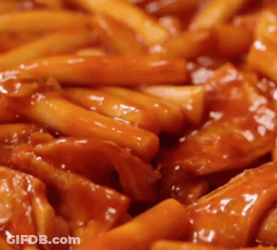 Tteokbokki Penne Food GIF