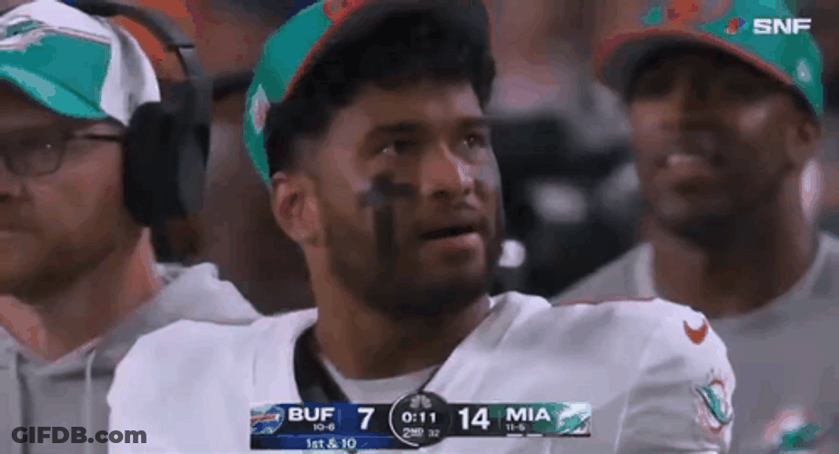 Tua Tagovailoa Shocked Face GIF