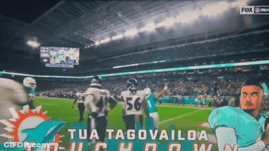 Tua Tagovailoa Touchdown GIF