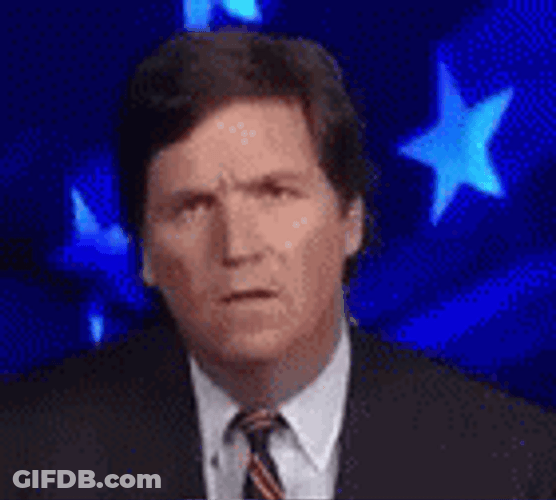 Tucker Carlson Clueless Face GIF