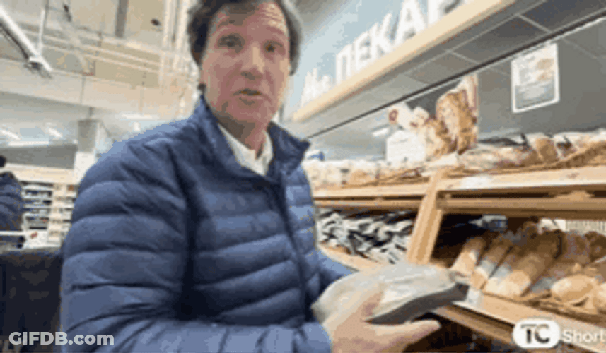 Tucker Carlson On Grocery GIF