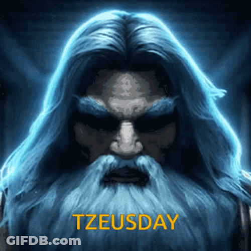 Tuesday Thunder God Zeus GIF