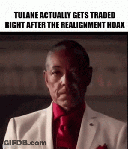 Tulane Gets Traded After Realignment Hoax GIF