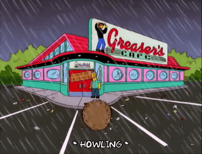 Tumbleweed Greaser's Cafe GIF