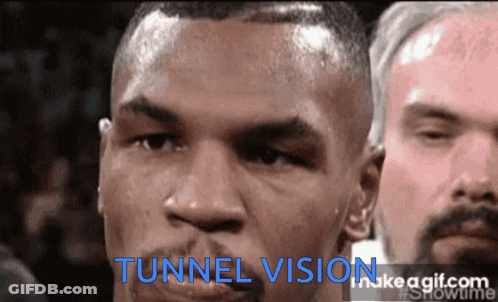 Tunnel Vision Text GIF