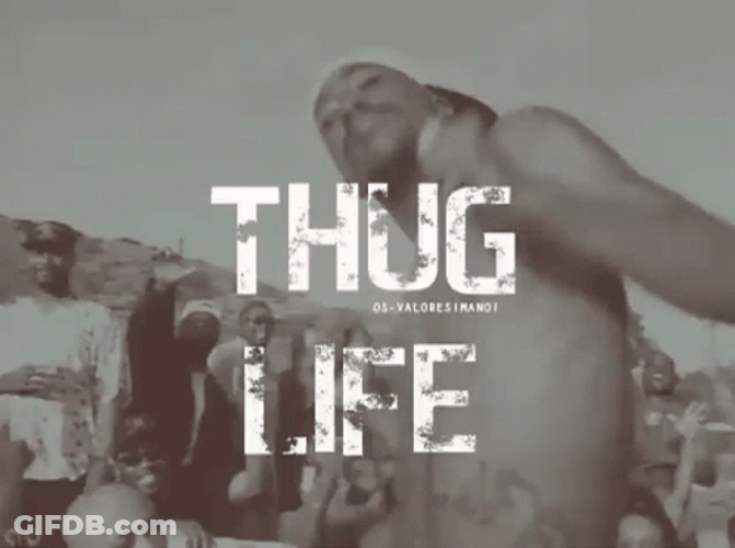 Tupac Shakur Thug Life Dancing GIF