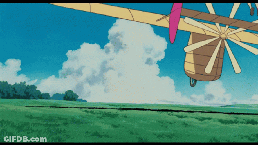 Turbulence Kiki's Delivery Service Scene GIF