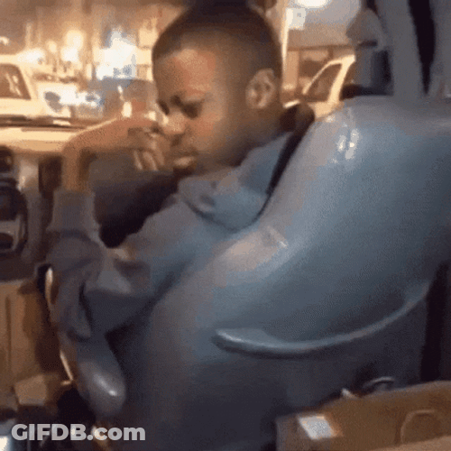 Turbulence Seat Push Back GIF