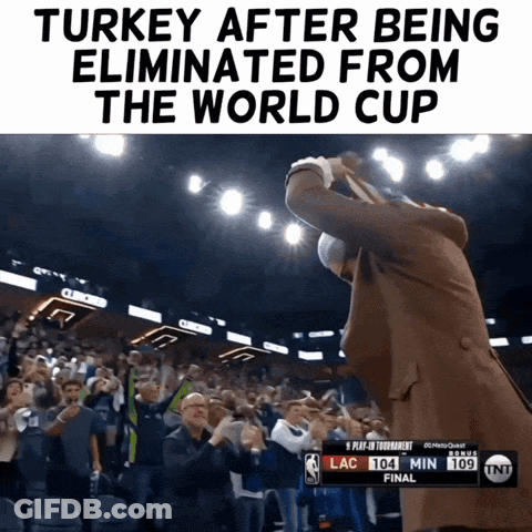 Turkey After Being Eliminated From World Cup GIF