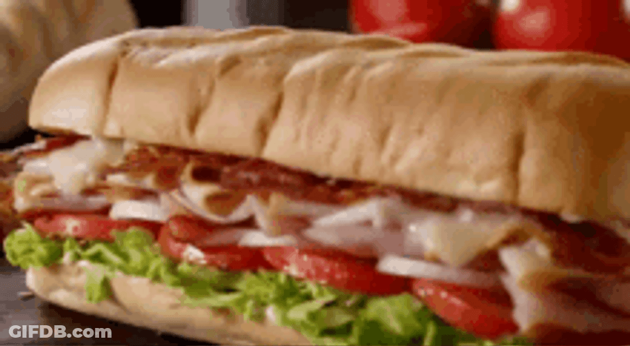 Turkey And Bacon Sandwich GIF