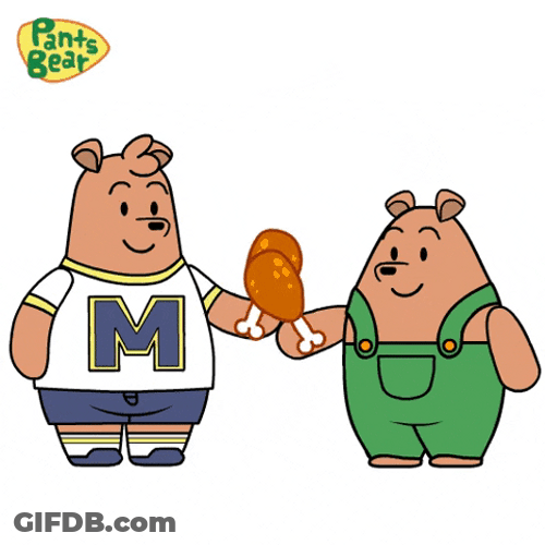 Turkey Day Pants Bear And Max GIF