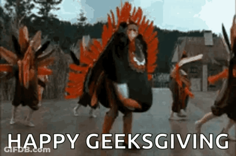 Turkey Geeksgiving On Addams Family Thanksgiving GIF