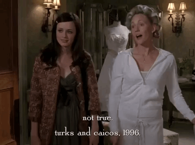 Turks And Caicos Gilmore Girls GIF