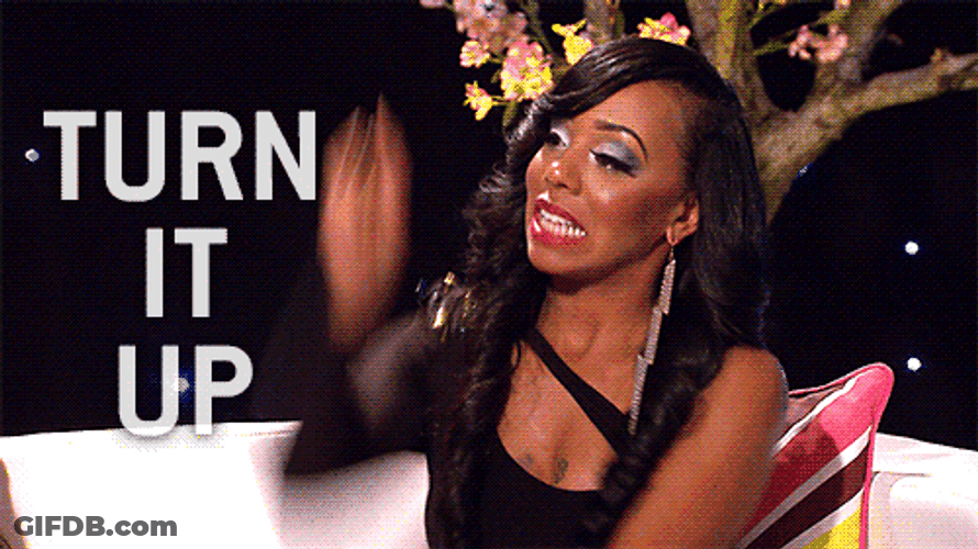 Turn It Up Paula Hellens TV Personality GIF