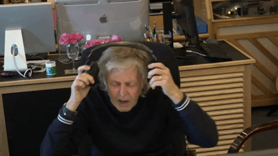 Turn It Up Pumped Up Paul McCartney GIF