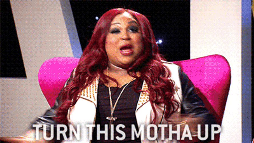 Turn It Up Tanisha Thomas Freaking Out GIF