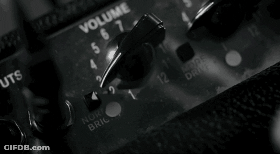 Turn It Up Turning Volume Knob GIF